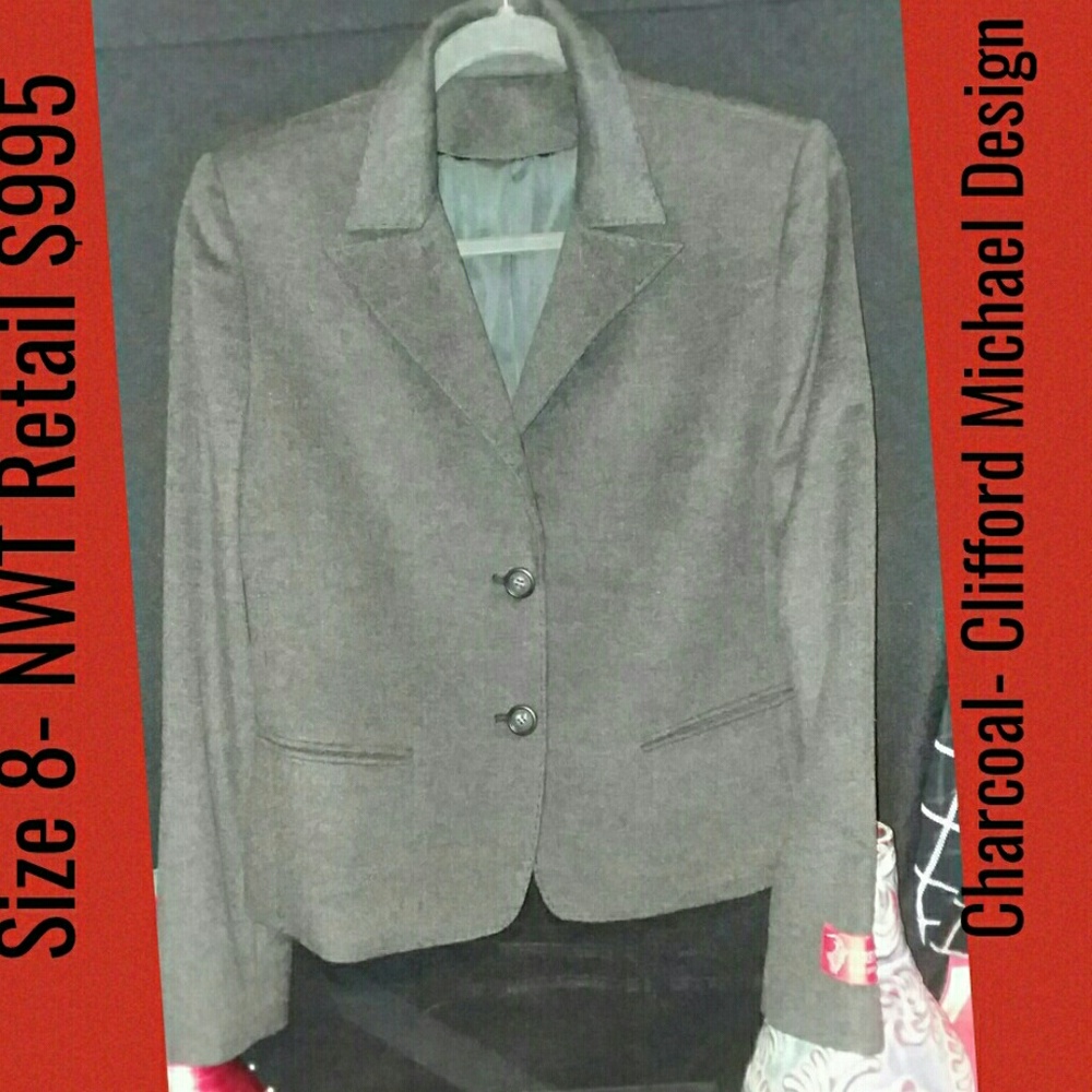 CLIFFORD MICHAEL Design 100% Cashmere NWT Size 8